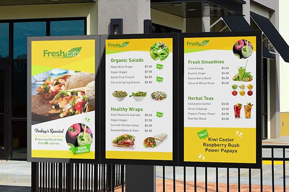 Drive-Thru display boards