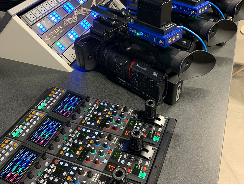 Camera ROP RCP for Handheld Panasonic CX350 Camcorders for Control and Coloring and Shading for Live Video Broadcast and Livestreaming