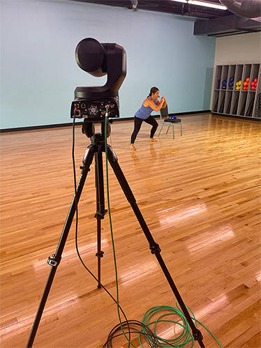 Greater Wichita YMCA online fitness class video filming_body image component_1
