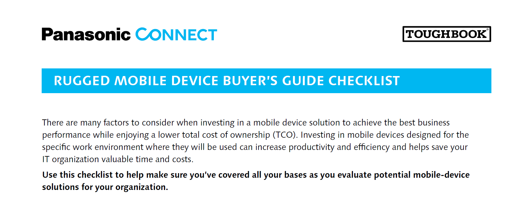 buyers checklist drc