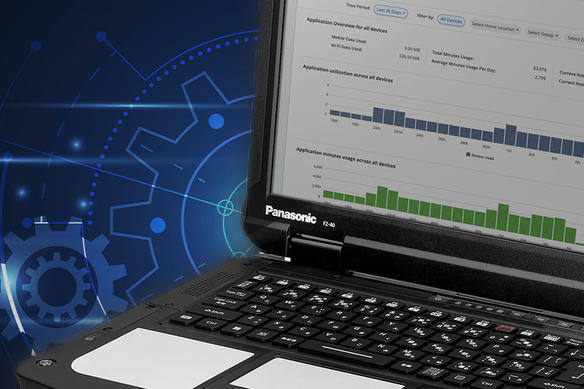 TOUGHBOOK 40 hero showing Smart Essentials software