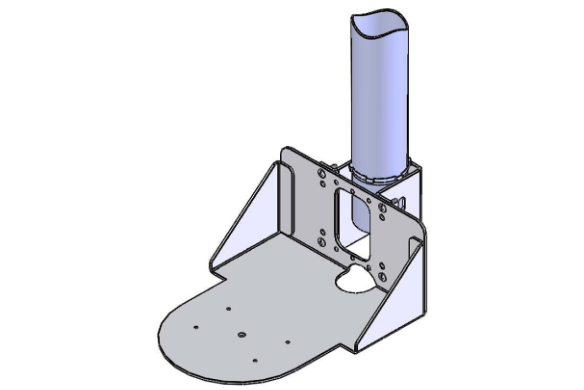 Ceiling Pole Adapter for PTZ Camera Mounting Brackets 3