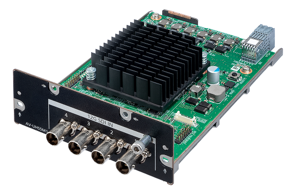 AV-UHS5M1 12G-3G-HD-SDI Input Expansion Card