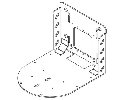 fec-100wmw_fec-100wmk_wall_mount_for_aw-ue100_panasonic_network_ptz_camera