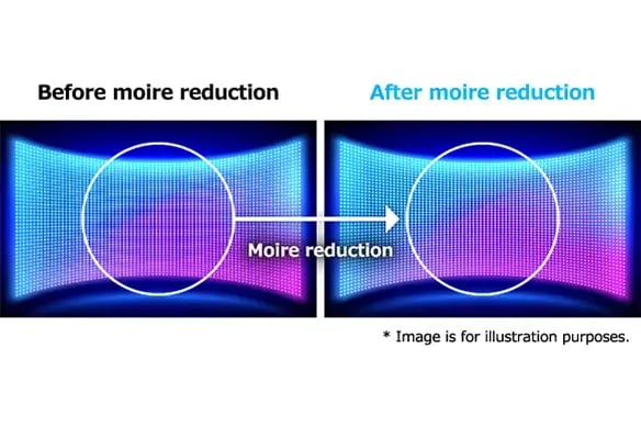 PTZ Camera with Moire Reduction