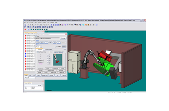 Welding DTPS III software on screen