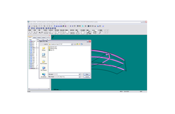 Welding DTPS III software on screen