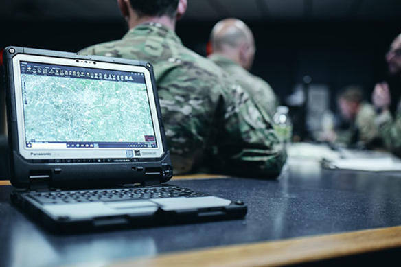 TOUGHBOOK 33 in tactical operations center