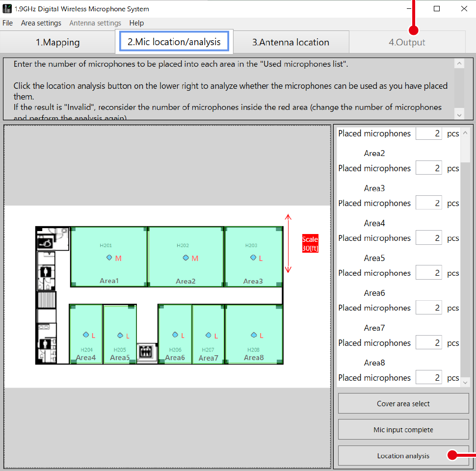 WX-SR200p EZ Design Software Interface