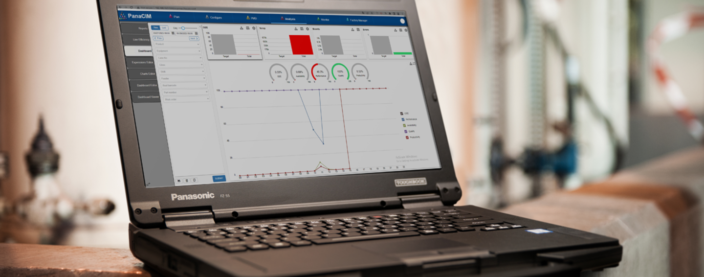 PanaCIM running on TOUGHBOOK computer